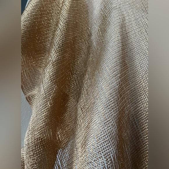 Gold sheer cover up | NWT | OS - Picture 6 of 8